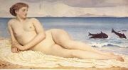 Lord Frederic Leighton Actaea Tje Mu,[j pf the Shore oil on canvas